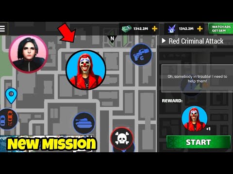 Rope Hero Vice Town New Red Criminal Mission in Gta V | Rope Hero Free Fire Mission |