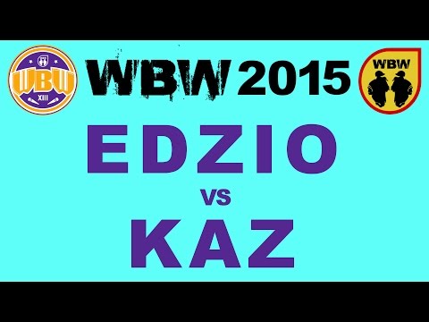 Edzio 🆚 Kaz 🎤 WBW 2015 Gdańsk (freestyle rap battle) Półfinał