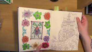 Flip through of more Tales from the Witches Cottage completed pages!