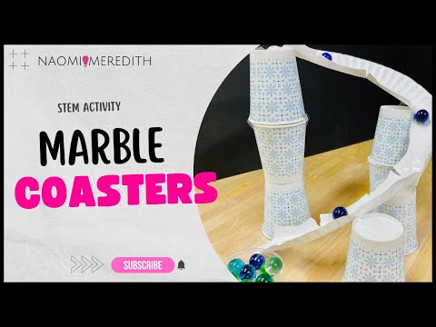 How to Make an Easy Paper Plate Marble Maze Roller Coaster