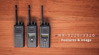 Kenwood NX 3220 / 3320 Features & Usage