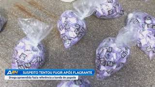 Suspeito tentou fugir após flagrante | ARATU 24 HORAS | TV ARATU