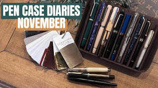 Pen Case Diaries November Currently Inked Pens Sailor, Pelikan, Scribo, Montblanc & More!