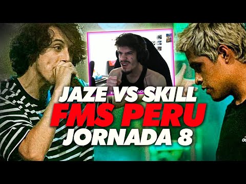 REACCIÓN 🔥 JAZE vs SKILL #FMSPERÚ | JORNADA 8
