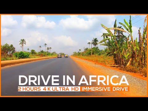 4K ULTRA HD drive in AFRICA - Nigeria, from Lagos to Abeokuta