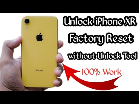 How To Unlock iPhone XR Factory Reset Without Unlock Tool 100% Work