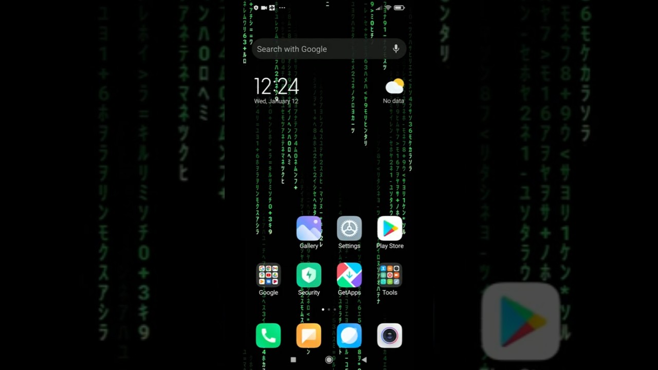 Matrix Live Wallpaper for Android