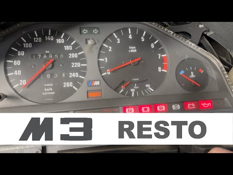 M3 Resto 4 - Öldruck aufbauen, ESV Check, BBS RC testweise montiert