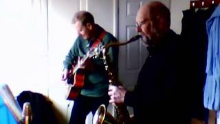 Powell Bros.guitar and sax