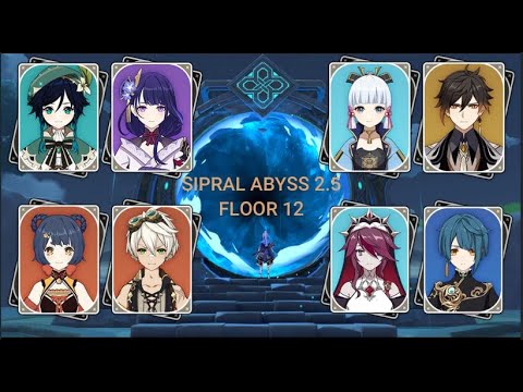 Spiral Abyss 2.5 Floor 12 - Raiden Overload + Ayaka Freeze l Genshin Impact