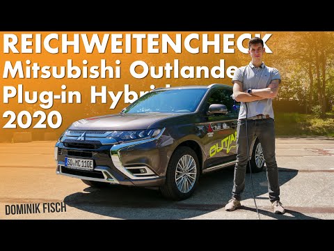 Electric range of the MITSUBISHI OUTLANDER PLUG-IN HYBRID⚡️ | Test | Dominik Fisch