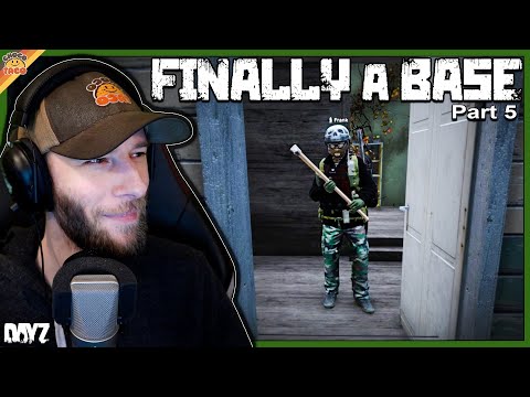 Part 5: FINALLY A BASE ft. Quest & Halifax | chocoTaco DayZ Deer Isle Base Building