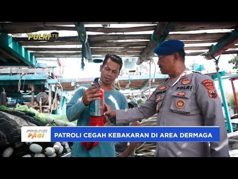 SATPOLAIRUD POLRES PEMALANG PATROLI DI DERMAGA TANJUNGSARI