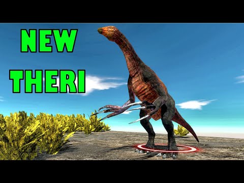 NEW THERIZINOSAURUS VS ALL DINOSAURS! ANIMAL REVOLT BATTLE SIMULATOR! DinoNerds!