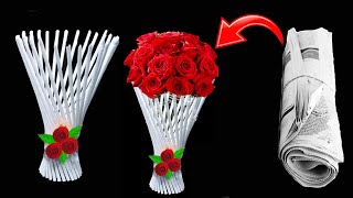 Nirmana  A4 nirmana  How to make paper flower vase