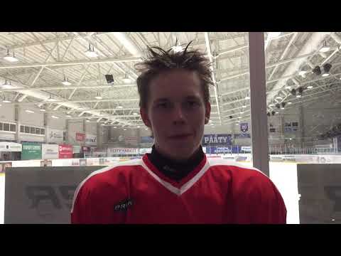 22.8.2018 Hokki-IPK/KalPa pelaajahaastattelu Eetu Aakko
