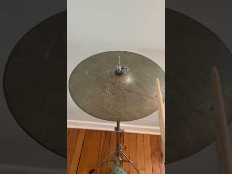 Ludwig Standard 600g /Stanople Marching 800g 14" hi hat pair 1960's - silver/nickel image 7