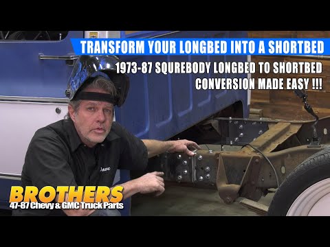 1973-87 Chevy & GMC Squarebody Truck Longbed to Shortbed Conversion / Complete Step-by-Step