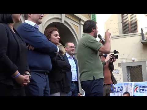 🔴 Ministro Matteo Salvini a Prato (04/05/2019)