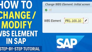 Download the video ""How to Change / Modify WBS Element in SAP | Step-by-Step Tutorial""