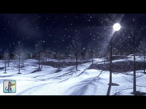 2 HOURS of Relaxing Snowfall: Beautiful Falling Snow - The Best Relax Music