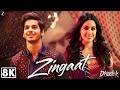 Zingaat Hindi 8K Full Video Dhadak Ishaan Janhvi Kapoor Ajay Atul Amitabh Bhattacharya