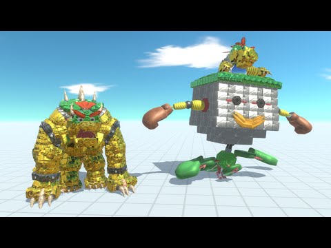 BOWSER & SUPER MARIO vs UNITS - Animal Revolt Battle Simulator