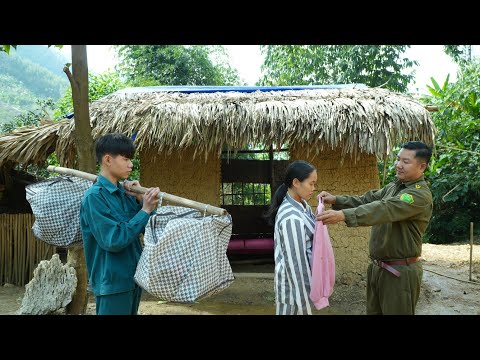 In the middle of the cold winter, the kind police officer brought warmth to the single mother.
