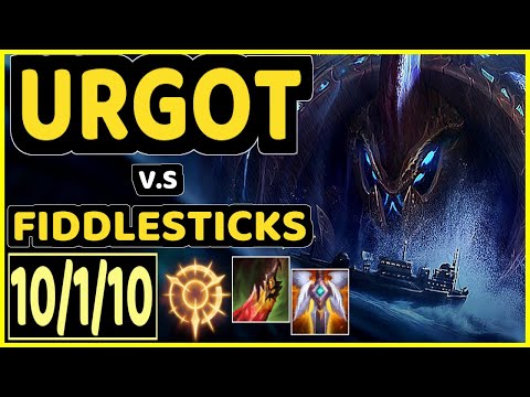 MAGIFELIX (URGOT) vs FIDDLESTICKS - 10/1/10 KDA TOP CHALLENGER GAMEPLAY - EUW