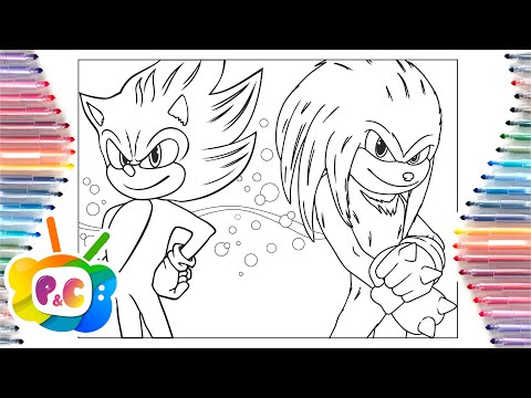Sonic and Knuckles Coloring Pages/Sonic 3 Predictions/ Cartoon - On & On  [NCS Release]