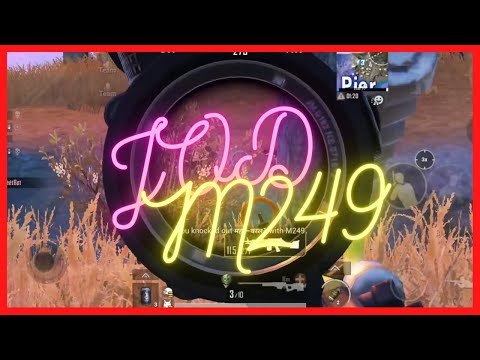 M249 JOD BOLTE #BATTLEGROUNDMOBILEINDIA  #GODROCKER #M249