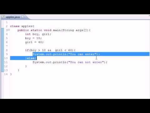 Java Programming Tutorial 11 Logical Operators Flv