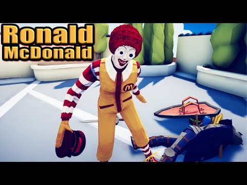 Ronald McDonald vs Every Faction - Totally Accurate Battle Simulator TABS
