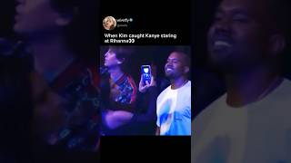 When Kim Kardashian caught Kanye West staring at Rihanna😭