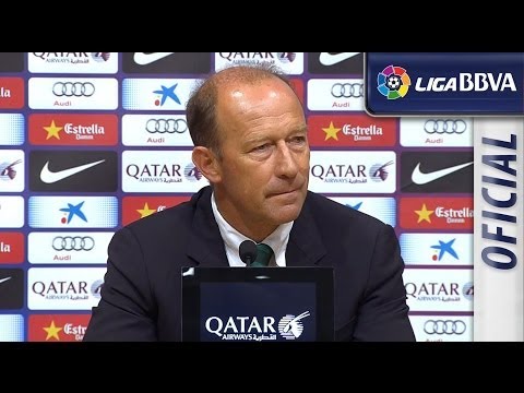 Rueda de Prensa de Calderón tras el FC Barcelona (3-1) Real Betis - HD