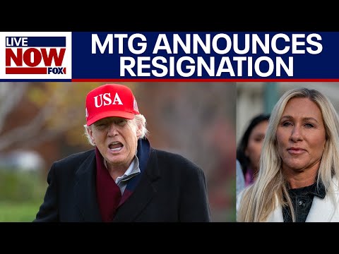 Video | MTG announces resignation from Congress