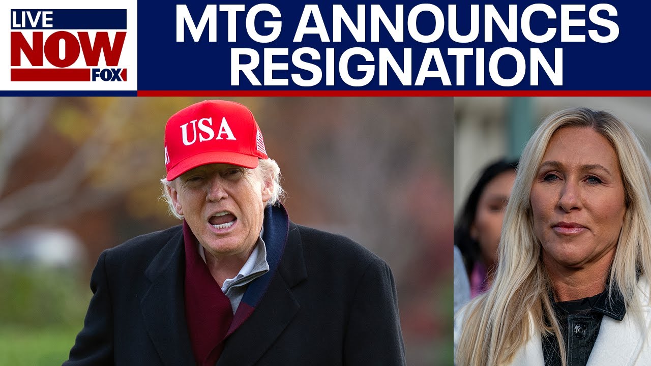 MTG announces resignation from Congress