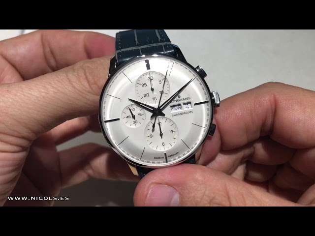 Vídeo relacionado con Junghans MEISTER CHRONOSCOPE 27/4120.02 Cronógrafo Automático para hombres