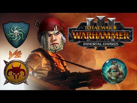 ARANESSA & VANGHEISTS COMBO | Vampire Coast vs Beastmen - Total War Warhammer 3