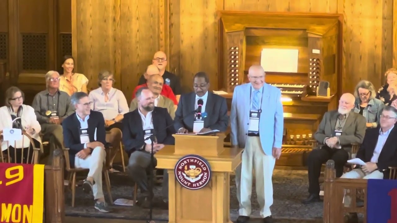 Northfield Mt Hermon School Reunion June 1 2024 Lamplighter Award Tom Baxter ‘59