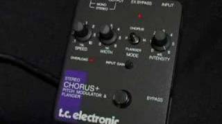 Video thumbnail for TC Electronic Stereo Chorus / Flanger by ProGuitarShopDemos