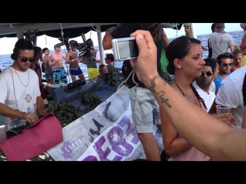 31.Agosto.2012 || Dantela B2B Emanuele Pace || @WaveMusicBoat - Ibiza p.1 ||