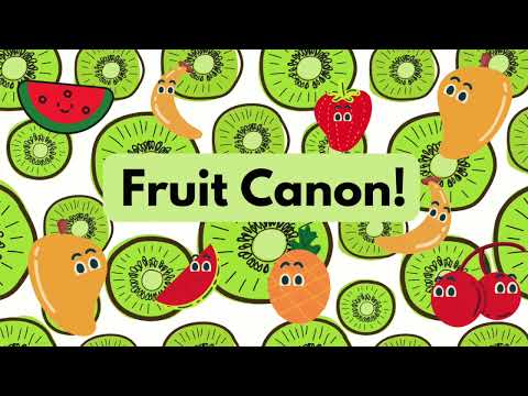 Fruit Canon Mango, Kiwi, Banana Backing Track