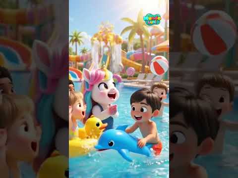 Festa na Piscina 💦🎉 Desenho Infantil Animado | Dança da Piscina | Diversão de Verão Kids