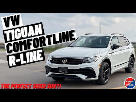 2024 VOLKSWAGEN TIGUAN COMFORTLINE R-LINE! | *Full Walkaround Review* | The Perfect Sized SUV?!
