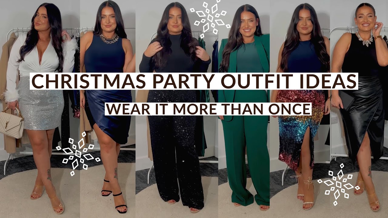 Watch video ✨FLATTERING & COMFORTABLE CHRISTMAS PARTY OUTFIT IDEAS ❄️ - YOU CAN WEAR IN MULTIPLE DIFFERENT WAYS Now ✨FLATTERING & COMFORTABLE CHRISTMAS PARTY OUTFIT IDEAS ❄️ - YOU CAN WEAR IN MULTIPLE DIFFERENT WAYS