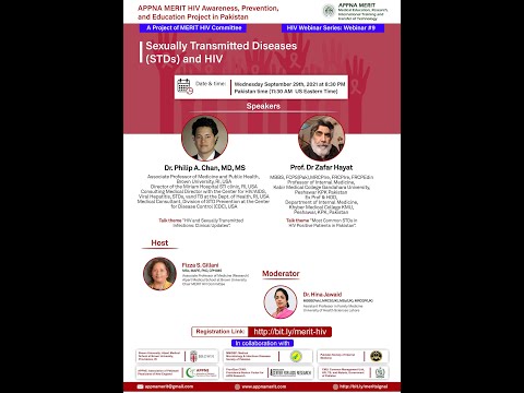 Webinar 9 – Sexually Transmitted Diseases (STDs) and HIV (Sep 29, 2021)
