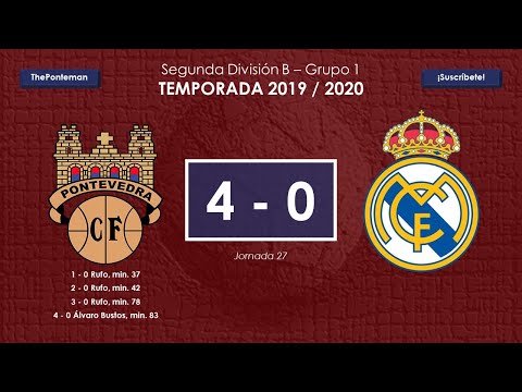 Pontevedra C.F. 4 - 0 Real Madrid Castilla