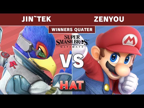 HAT 48 - Jin~Tek (Falco) Vs. eM | Zenyou (Mario) Winners Quarters - Smash Ultimate Tournament