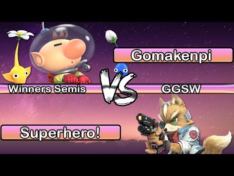 GGSW 145 - BDG|Gomakenpi (Mario,Olimar) Vs AG|Superhero! (Fox) Smash Ultimate Winners Semis